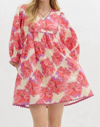 Entro - Floral Print Dress