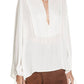 Nili Lotan - RENA TIE NECK SILK TOP