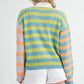 Aemi + Co - Pastel V Neck Button Closure Cardigan