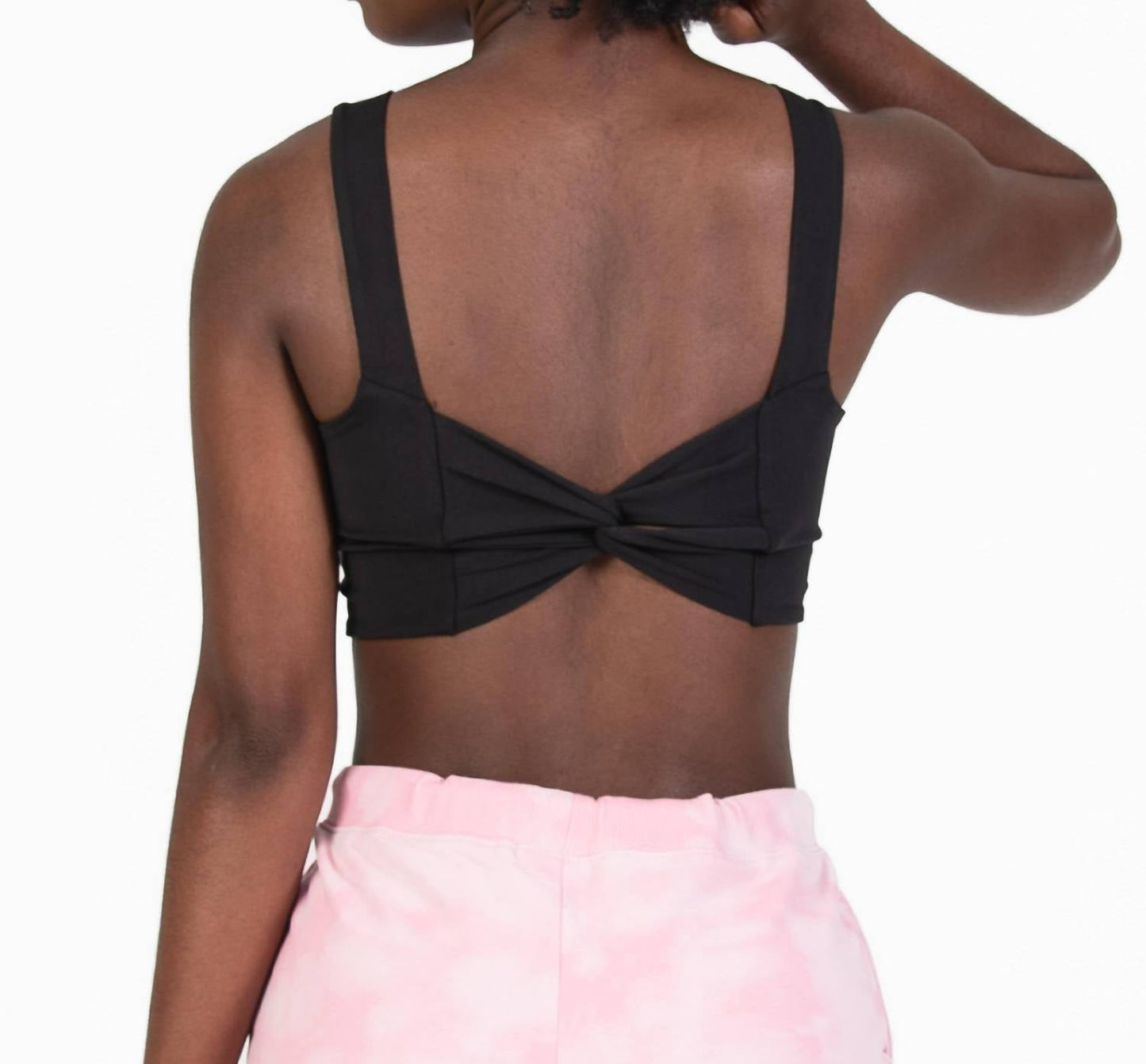 Body Wrappers - Recycled Polyester Twist Back Sports Bra