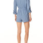 Bobi - Rolled Sleeve Pocket Romper