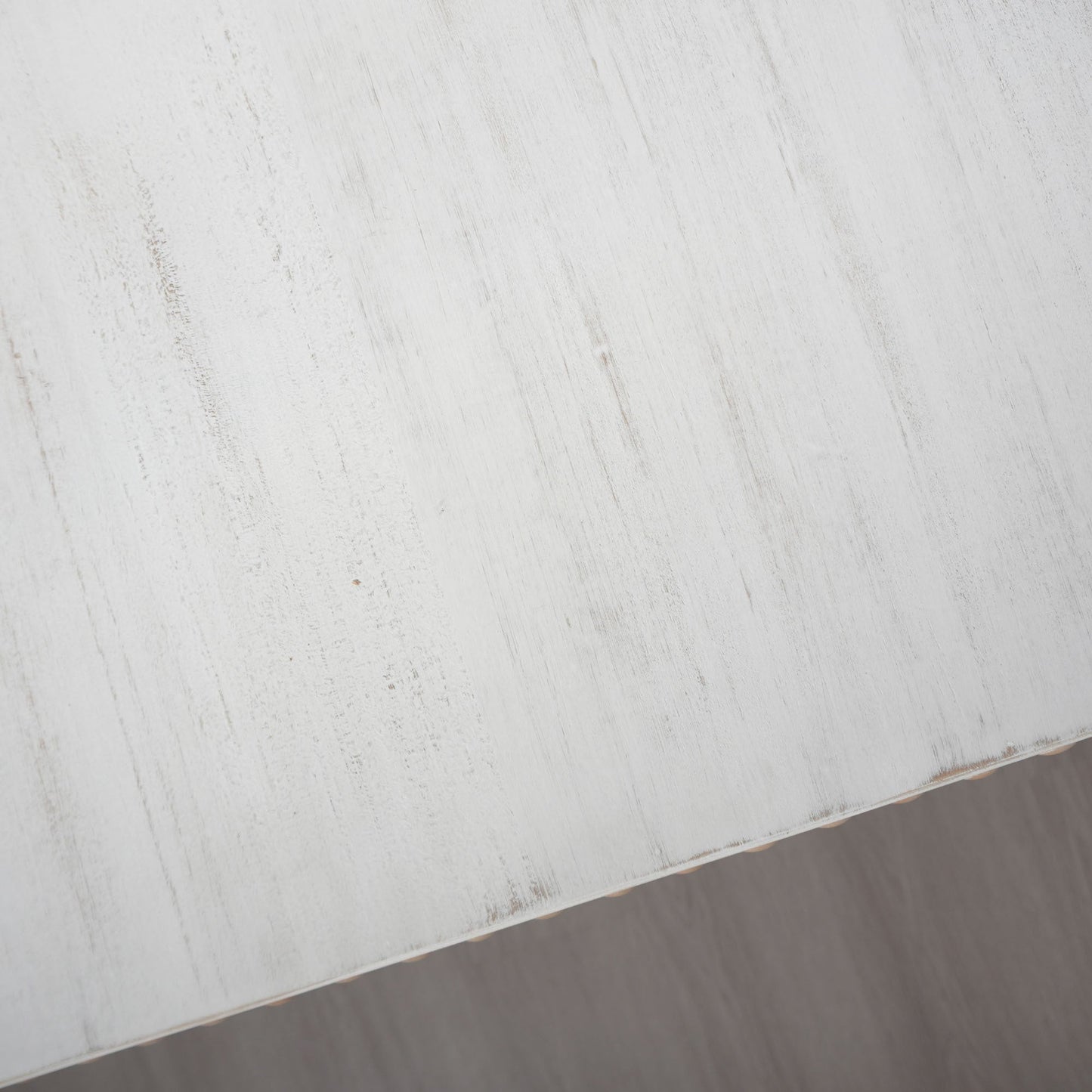 Washed White Console Table, 59in Entryway Table
