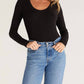 Z Supply - Sirena Rib Long Sleeve Tee