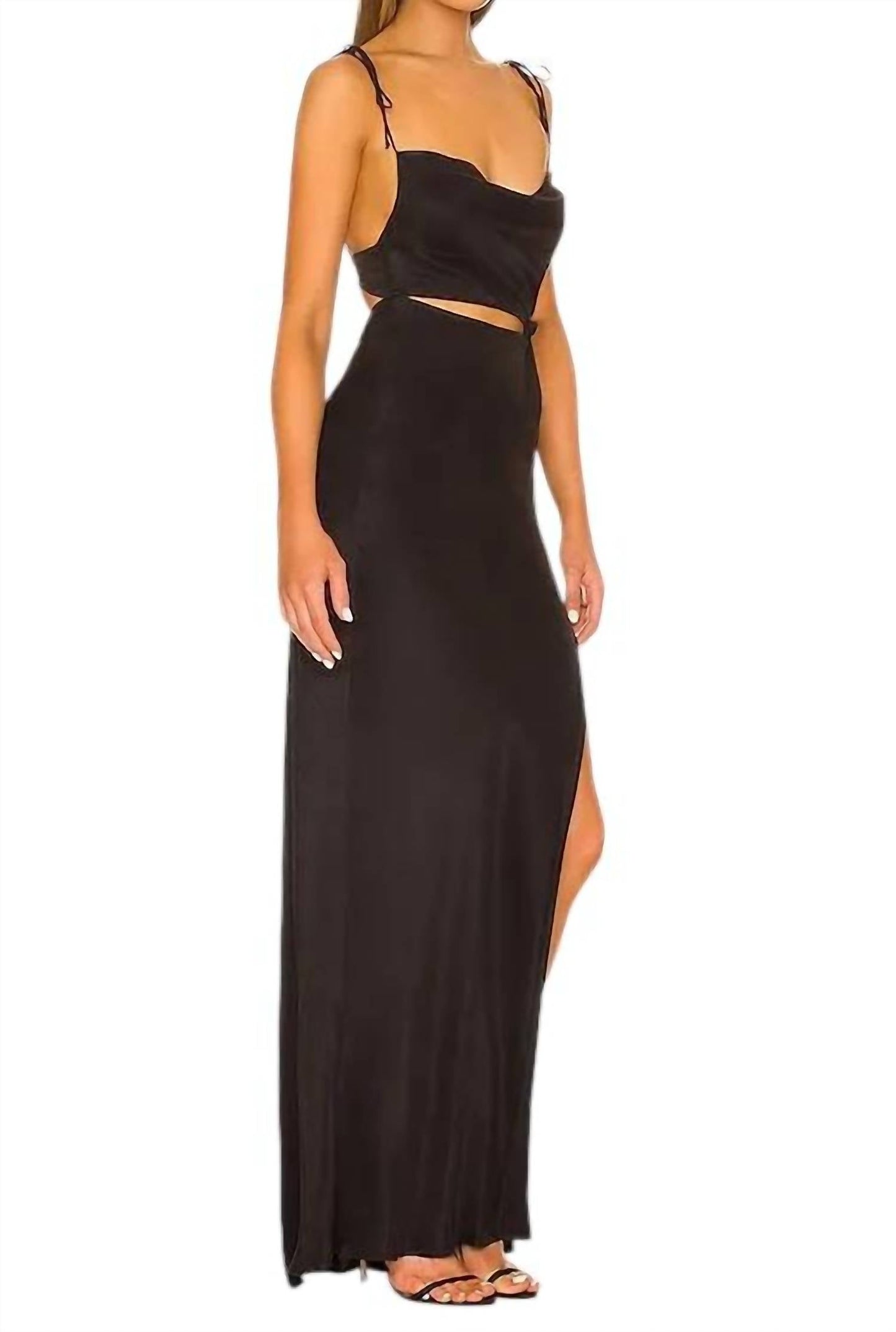 For Love & Lemons - Kyra Cut Out Backless Maxi Dress