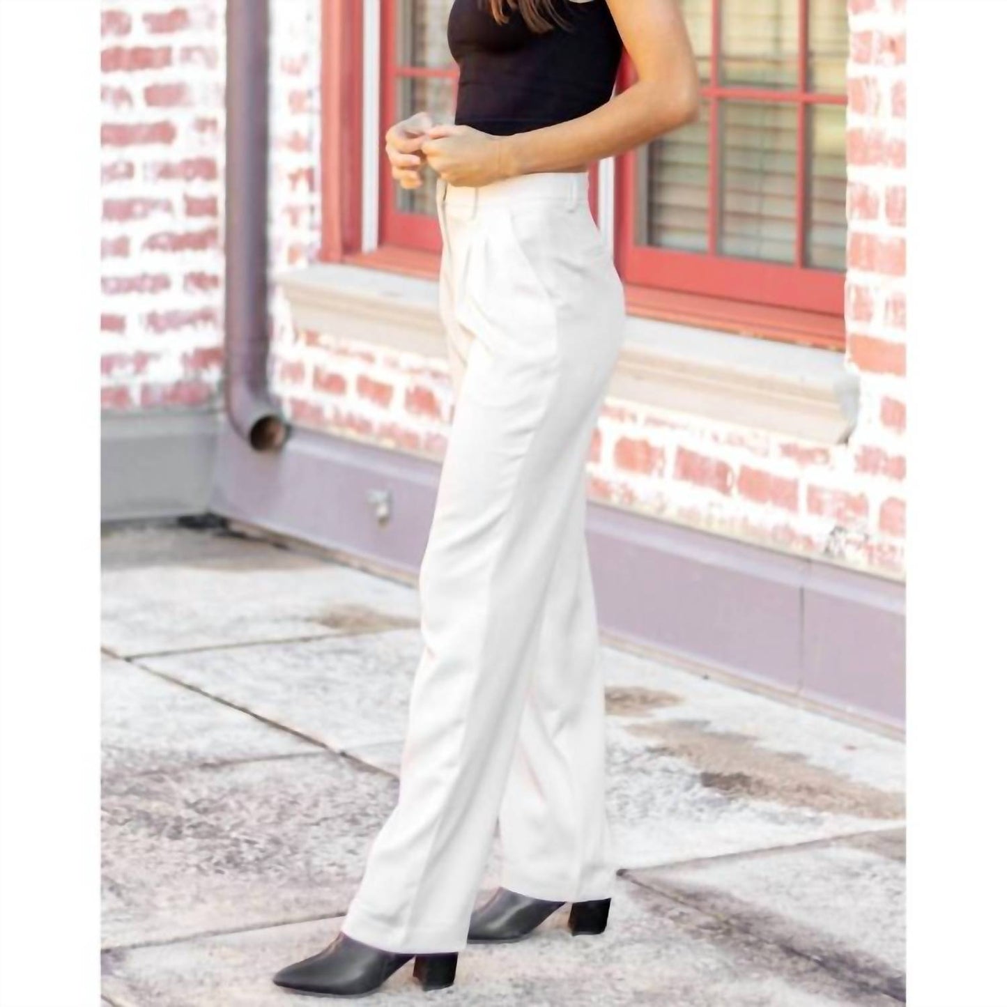 Lucy Paris - Hailey Pleated Wide Leg Pants