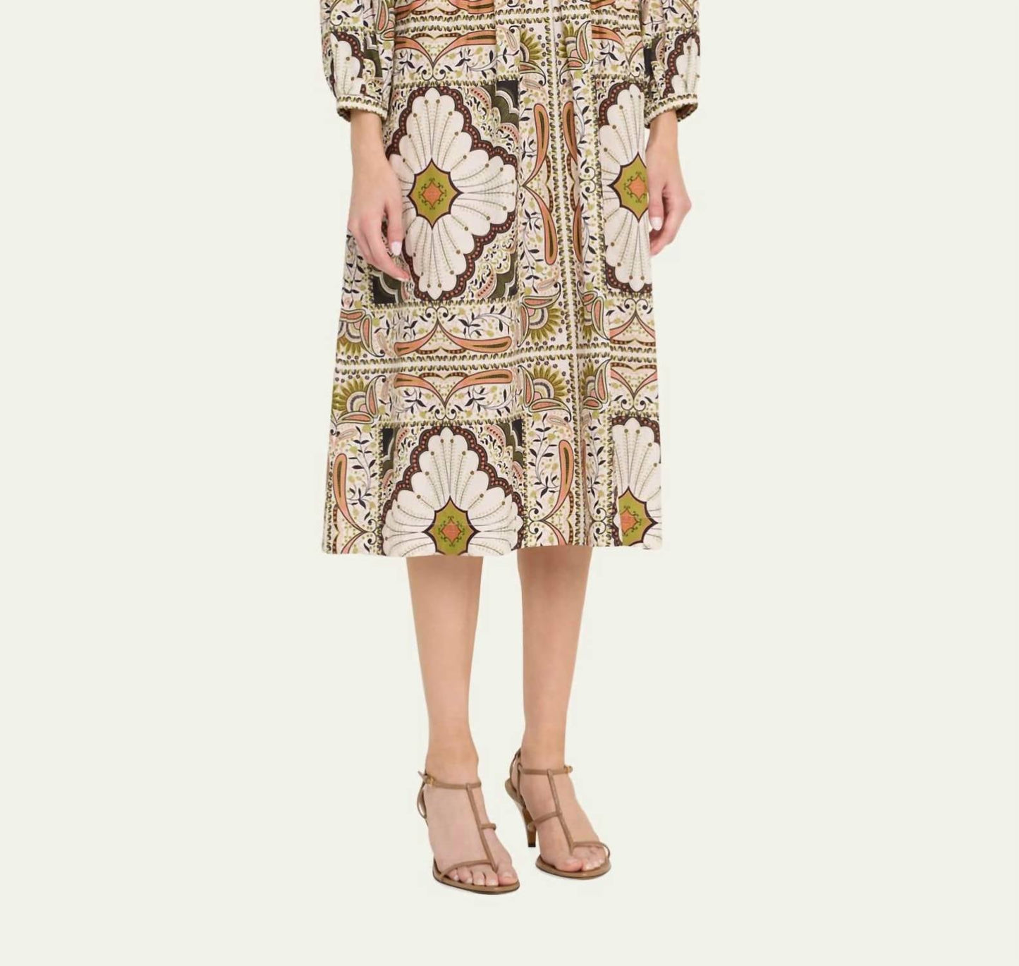 Cara Cara - Ginger Puff Sleeve Midi Dress