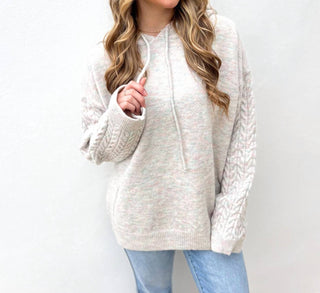 &Merci - Christmas Everywhere Cable Sleeve Pullover