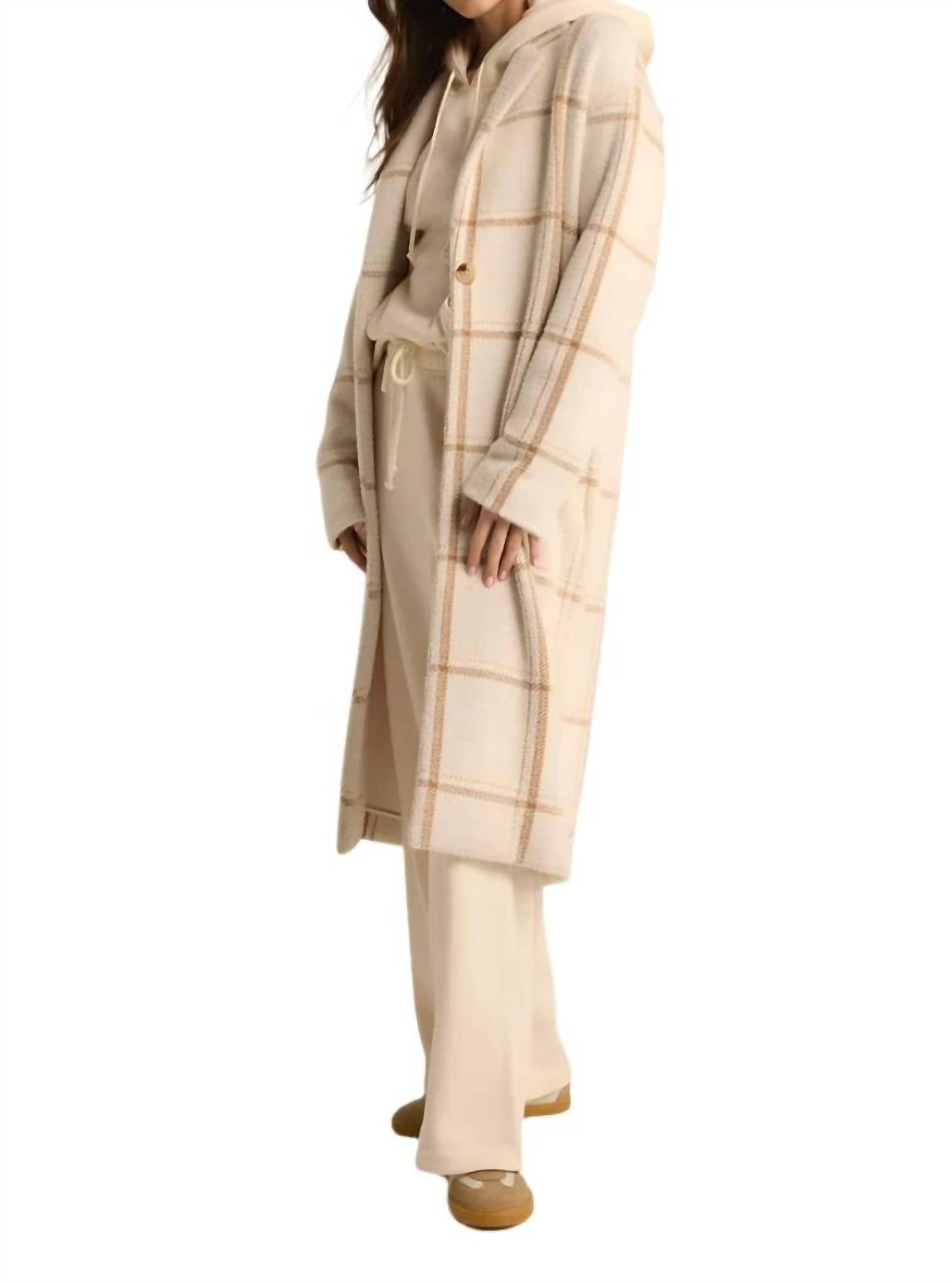 Z Supply - Mason Windowpane Knit Coat