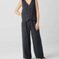 Eileen Fisher - Washed Organic Linen Délavé Vest