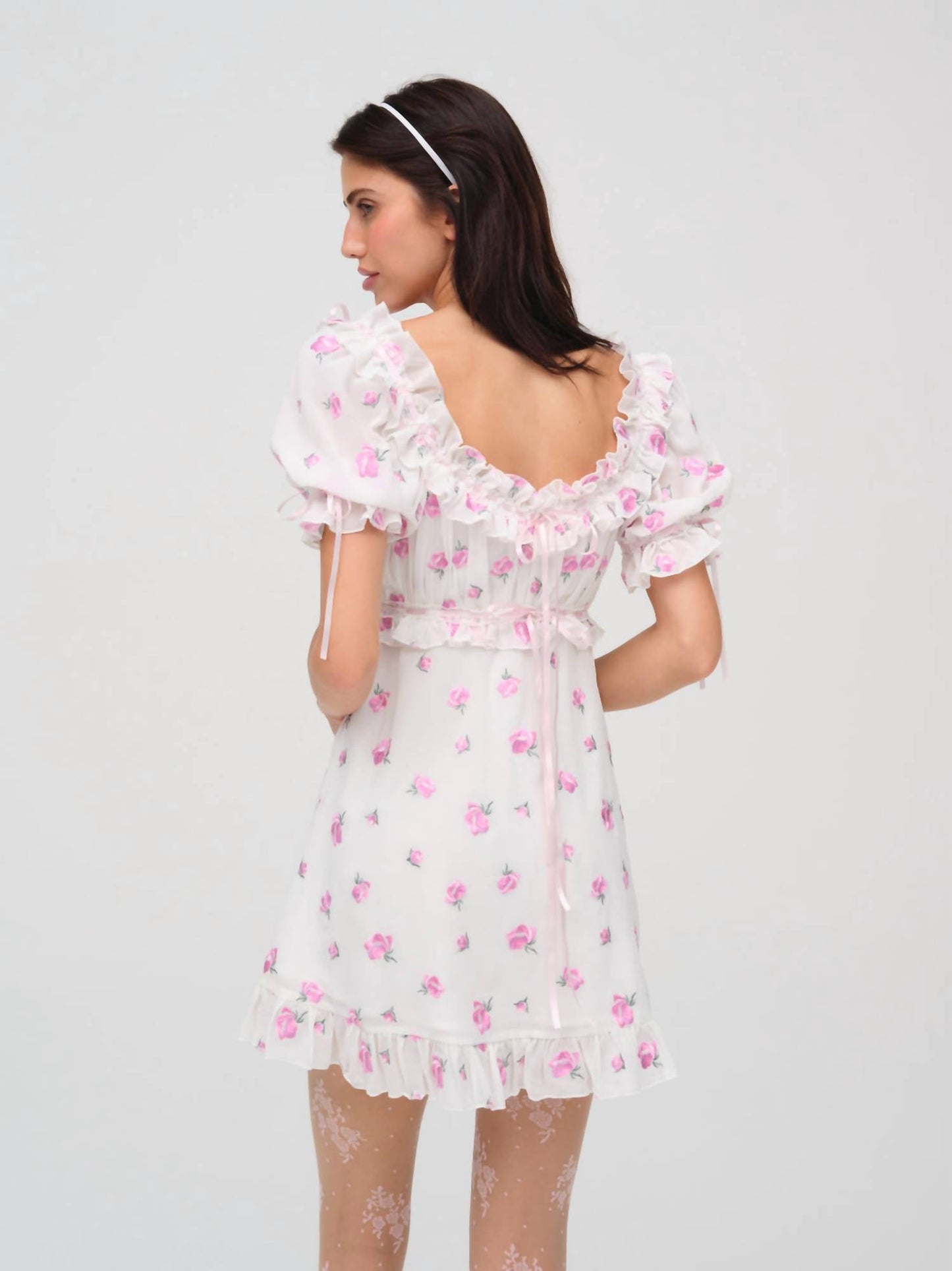 For Love & Lemons - Fiona Floral Mini Dress