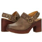 Born - Women's Hudson Leather Slingback Clogs