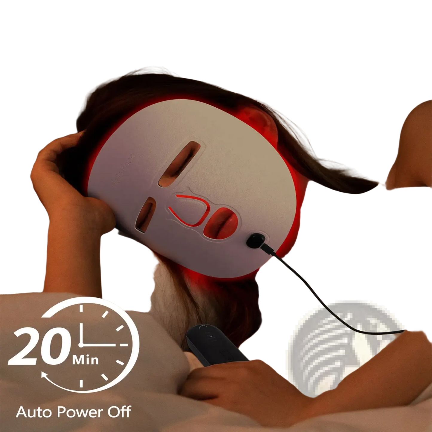 3-in-1 Wireless Led Red Light Therapy Facial Mask