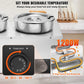 3-pot Electric Soup Warmer 1200w Commercial Bain Marie