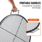 30 Inch Fire Pit Grill Grate Round Steel Cooking Mesh