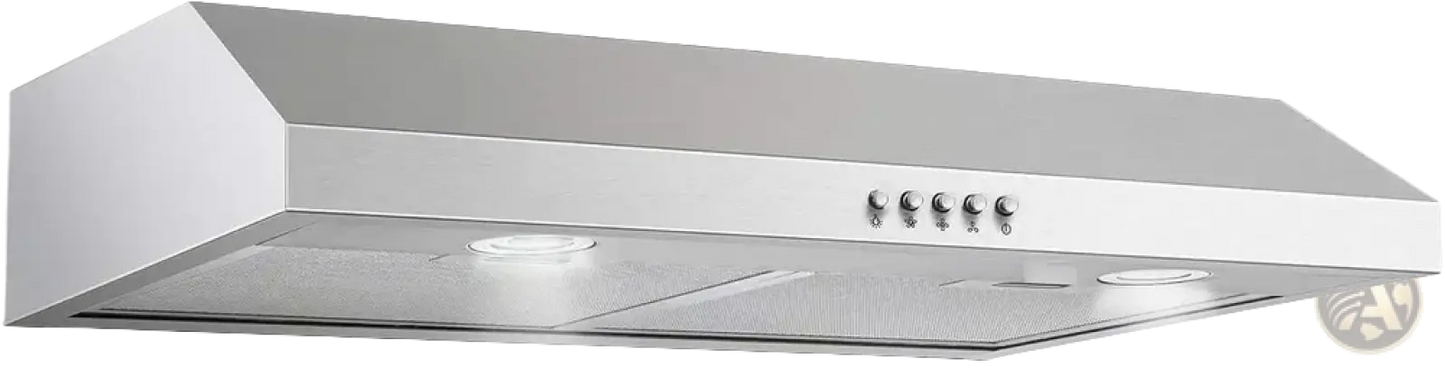 30 Inch Under Cabinet Range Hood 500 Cfm Stainless Steel
