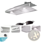 30 Inch Under Cabinet Range Hood 500 Cfm Stainless Steel