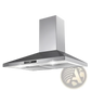 30 Inch Wall Mount Range Hood 450 Cfm Stainless Steel