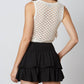 Cotton Candy - Tiered Mini Skirt