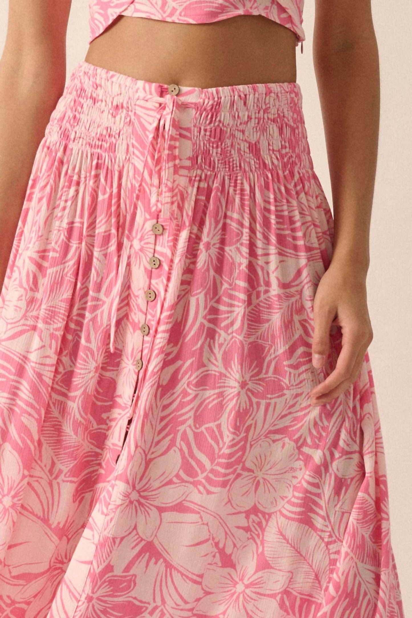 Promesa - Floral Maxi Skirt