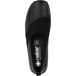 Rieker - Women's Stretch Leather Casual Slip Ons Shoes