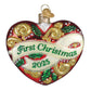2025 First Christmas Heart Ornament