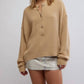 Free People - Cocoa Henley Top