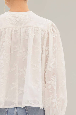 Entro - floral embroidered blouse