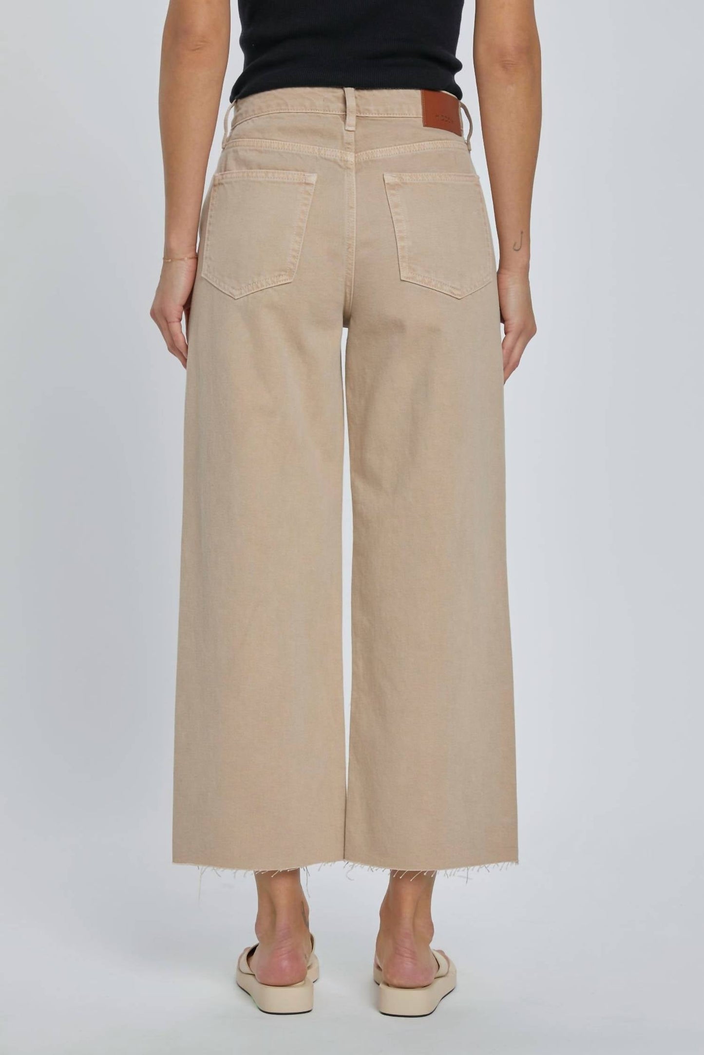 Hidden - Nori Clean Cropped Wide Leg Jeans