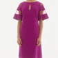 Joseph Ribkoff - Mesh Sleeve Insert A-line Dress