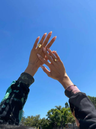 Eklexic - Thick Flat Ring