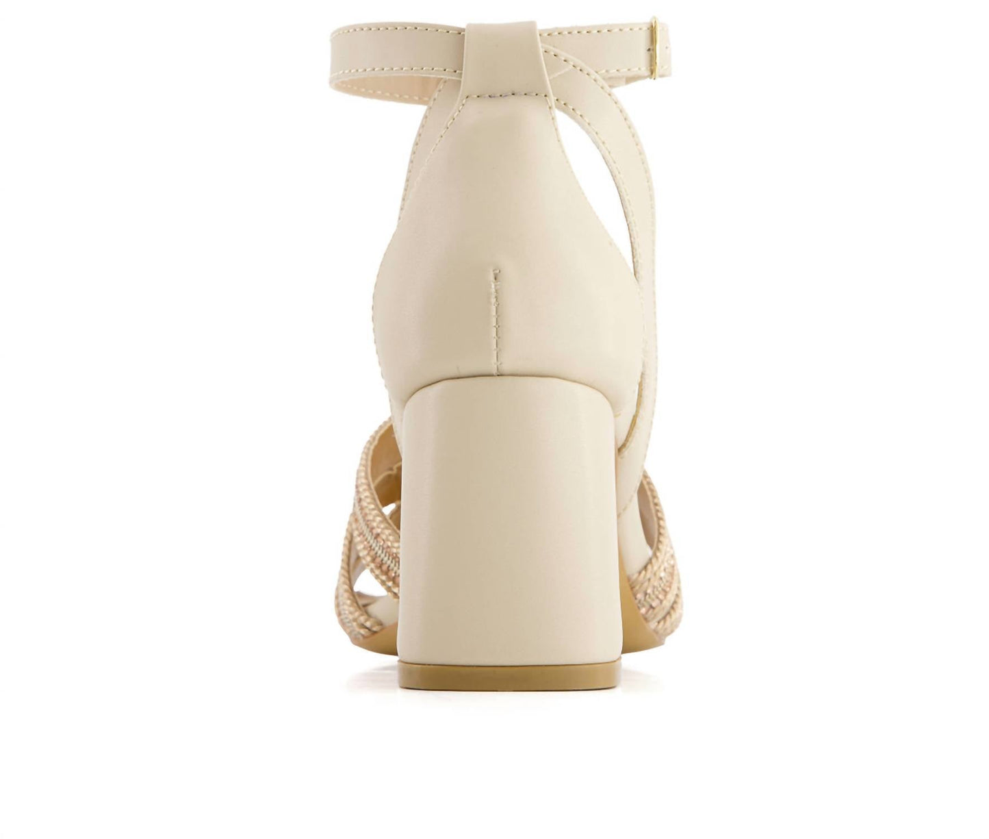 Andrea - Women's Medium Heel Ankle Strap Sandals
