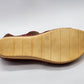 Kcr Group - Women's Wedge Leather Sandal