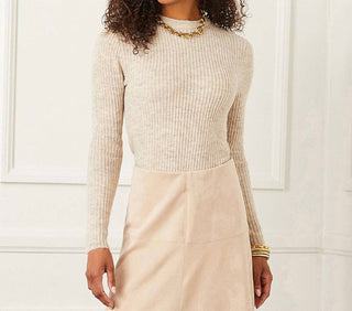 Karen Kane - Wide Ribbed Crewneck Sweater