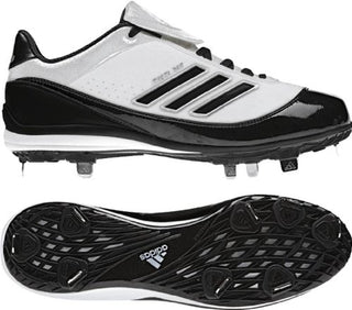 adidas Men's Excel 365 Baseball Cleats White/Black Size 12.5 D Medium US