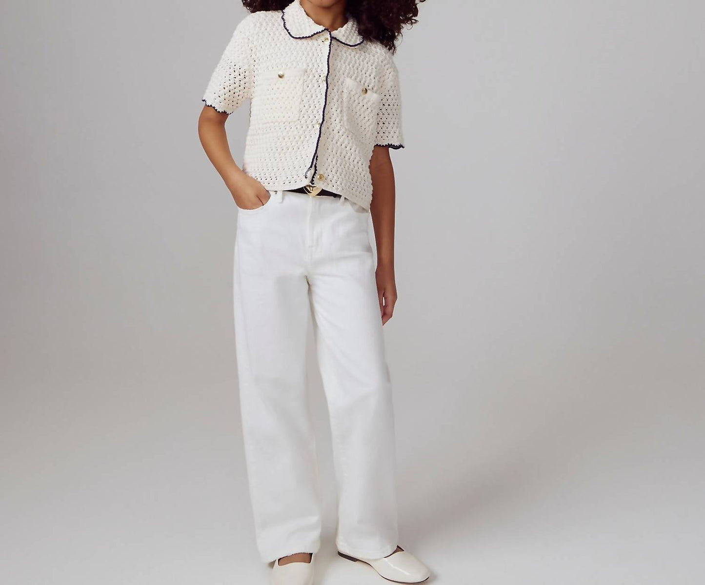 J.Crew - Girls Slim Wide-leg Jean