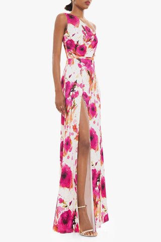 Black Halo - Marietta Floral Printed Gown