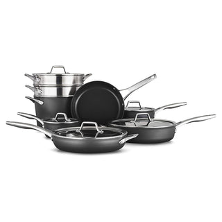 Calphalon 13-Piece Nonstick Kitchen Cookware Set with Stay-Cool Handles, Black