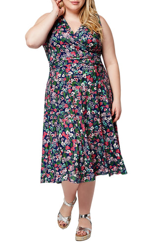 Leota Women's Cindy Dress Green Size 3X