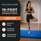 BalanceFrom Fitness 120 x 48" All Purpose Folding Gymnastics Exercise Mat, Blue