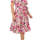 Leota Women's Giselle Floral Dress Pink Size 3X
