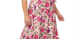 Leota Women's Giselle Floral Dress Pink Size 3X