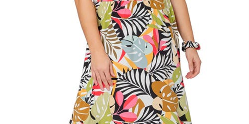 Leota Women's Rosemary Dress Black Size 1X