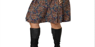 Leota Women's Banded Perfect Wrap Dress Blue Size 1X