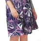 Leota Women's Floral Wrap Dress Purple Size 3X