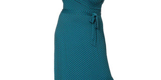 Leota Women's Perfect Wrap Maxi Dress Blue Size 2XL