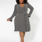 Leota Women's Rosalia Dress Gray Size 1X