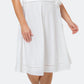 Leota Women's Genesis Eyelet Jersey Dress White