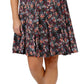 Leota Women's Serenity Dress in Confetti Floral Black Multi 1X Lord & Taylor Multi Size 1X