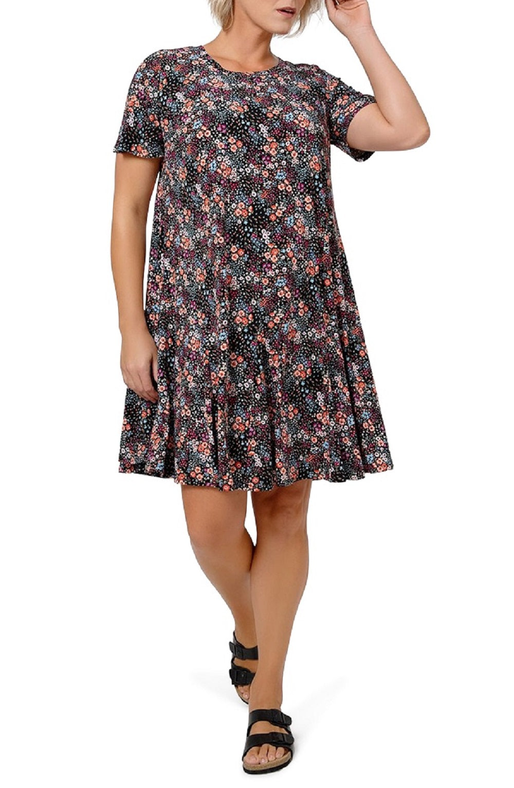 Leota Women's Serenity Dress in Confetti Floral (Curve)