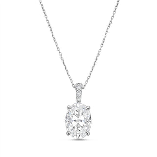 Diana M Jewels - Women's Lab Grown Diamond Solitaire Pendant Necklace